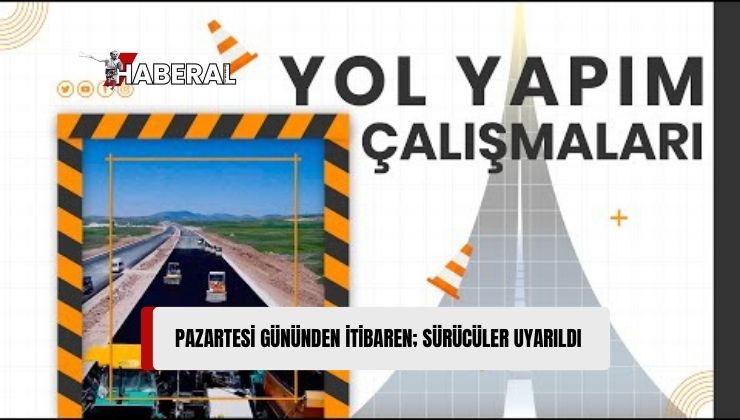 Akçay-Bostancı Ana Yolunda Banket Temizleme Çalışmaları Nedeniyle Sürücülere Uyarı