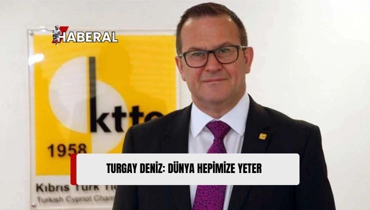 KTTO Başkanı Turgay Deniz, Tüm İslam Alemi’nin ve KKTC Yurttaşlarının Bayramını Kutladı 