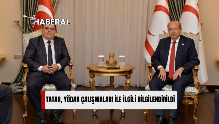 Cumhurbaşkanı Tatar, YÖDAK Başkanı Hocanın ve YÖDAK’ın Araştırılması Komitesi Başkanı Küçük’ü Kabul Etti