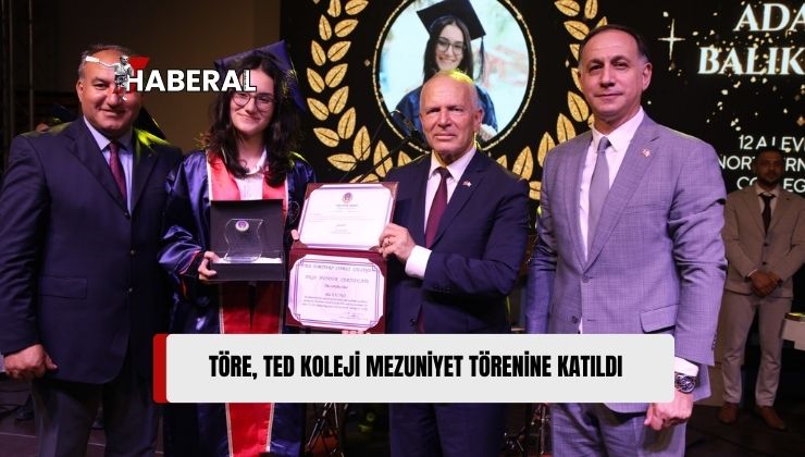 Cumhuriyet Meclisi Başkanı Zorlu Töre, TED Kuzey Kıbrıs Koleji Mezuniyet Törenine Katıldı