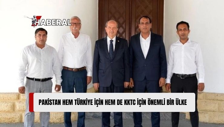 Cumhurbaşkanı Ersin Tatar, Pakistan Birlik ve Kültür Derneği’ni Kabul Etti