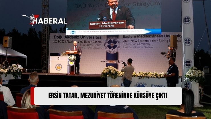 Cumhurbaşkanı Ersin Tatar, DAÜ’nün Mezuniyet Törenine Katıldı