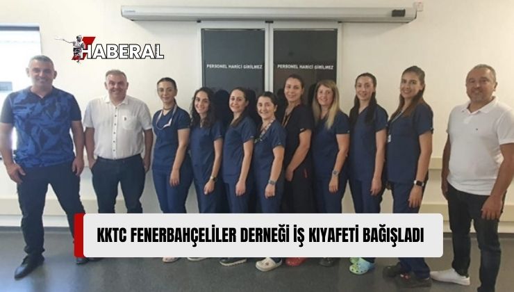 KKTC Fenerbahçeliler Derneği, Hemşirelere İş Kıyafeti Bağışladı