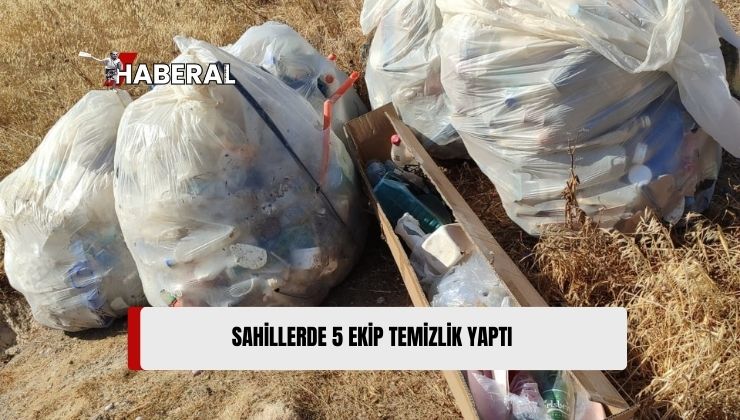 Beş Bölgede Sahil Temizliği Yapılıyor