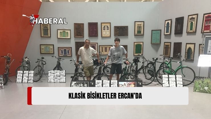 “Kıbrıs’ın Klasik Bisikletleri” Sergisi Ercan Havalimanı’nda Açıldı