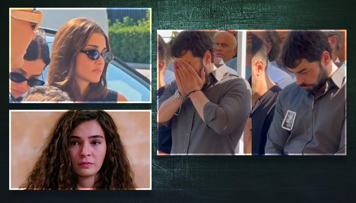 Ebru Şahin cenazeye gelmedi! Hande Erçel tanımadığı Akın Akınözü’nün annesinin cenazesinde zor anlar yaşadı