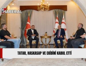 Cumhurbaşkanı Tatar, Avrupa Şampiyonu Enver Haskasap ve Ekibini Kabul Etti