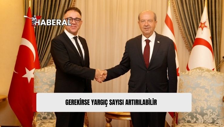 Cumhurbaşkanı Tatar, Yüksek Mahkeme Başkanı Özerdağ’ı Kabul Etti