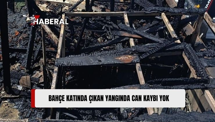 Hamitköy’de Bir Apartmanda Bahçe Katında Sebebi Tespit Edilemeyen Yangın Çıktı
