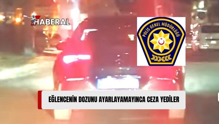 Girne’de Trafikte Tehlike Yaratan Sürücü ve Yolcuya Ceza Kesildi