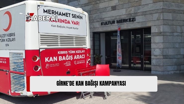 Girne Belediyesi Kan Bağışı Kampanyası Düzenledi