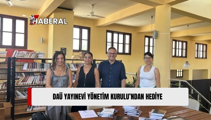 DAÜ Yayınevi’nden Gazimağusa Belediyesi Sonay Adem Kütüphanesi ve Mağusa Kent Müzesi Derneği’ne Hediye