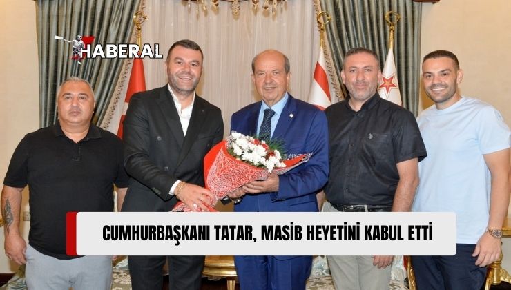 Cumhurbaşkanı Ersin Tatar, Motorlu Araç Satıcılar ve İthalatçılar Birliği (MASİB) Heyetini Kabul Etti