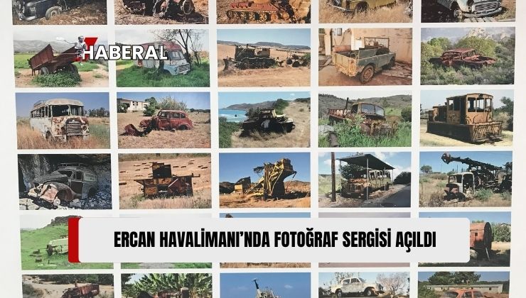 Ercan Havalimanı’nda Dağdoğan Sadrazam’ın Fotoğraflarından Oluşan Sergi Açıldı