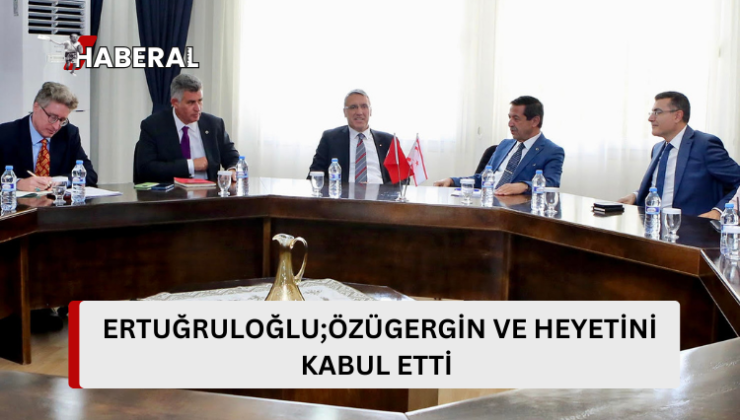 Dışişleri Bakanı Ertuğruloğlu, Büyükelçi Özügergin ve heyetini kabul etti…