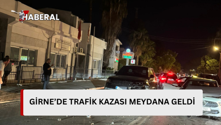 Girne’de trafik kazası…