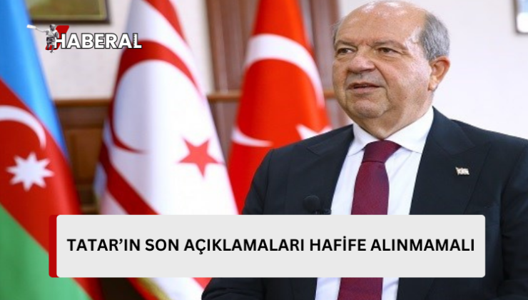 Tumazos Çelebis “Tatar’ın son açıklamaları masum değil”…