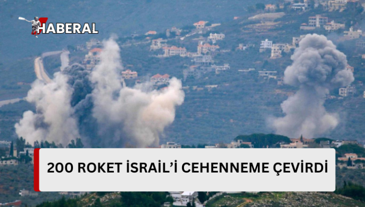 200’den fazla roket atıldı.Atılan roketler sonucu, İsrail’de orman yangını çıktı…