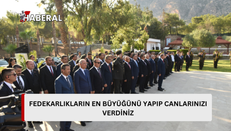 20 Temmuz dolayısıyla Boğaz Şehitliği’nde tören düzenlendi…