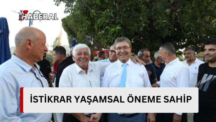 Üstel:”Verdiğimiz sözleri, istikrarın verdiği güvenle tutuyoruz, tek tek yerine getiriyoruz.”