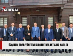 Belediyeler Birliği Başkanı Özçınar, Türk Dünyası Belediyeler Birliği Yönetim Kurulu Toplantısına Katıldı