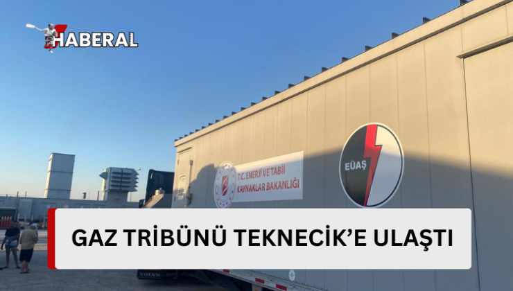 Türkiye’den 2 adet 25’er MegaWatt’lık gaz tribünü Teknecik’e ulaştı…