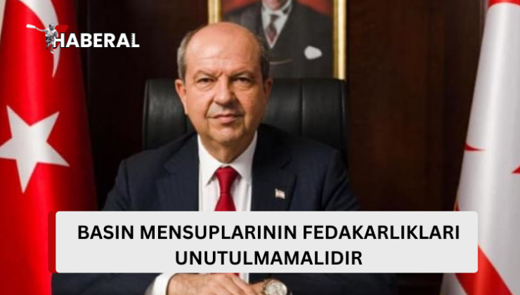 Cumhurbaşkanı Tatar, 11 Temmuz Basın Günü’nü kutladı…