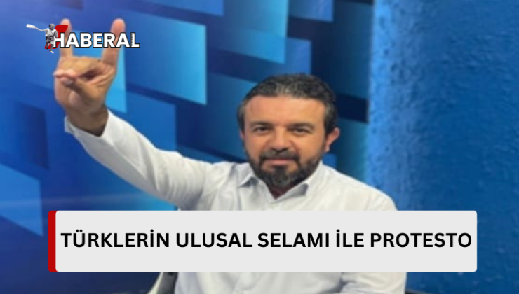 Bertan Zaroğlu, bozkurt selamı yaparak  UEFA’nın almış olduğu kararı protesto etti…