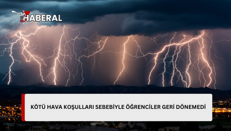 İngiliz Okulu’nda öğrenim gören 71 öğrenci kötü hava koşulları nedeniyle İsviçre’de mahsur kaldı…