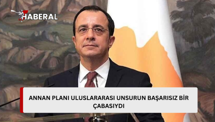 Hristodulidis:“1960 Kıbrıs Cumhuriyeti’ni sevmedik”…