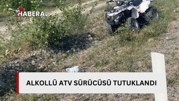 Alkollü ATV sürücüsü yayaya çarptı, sürücü tutuklandı…