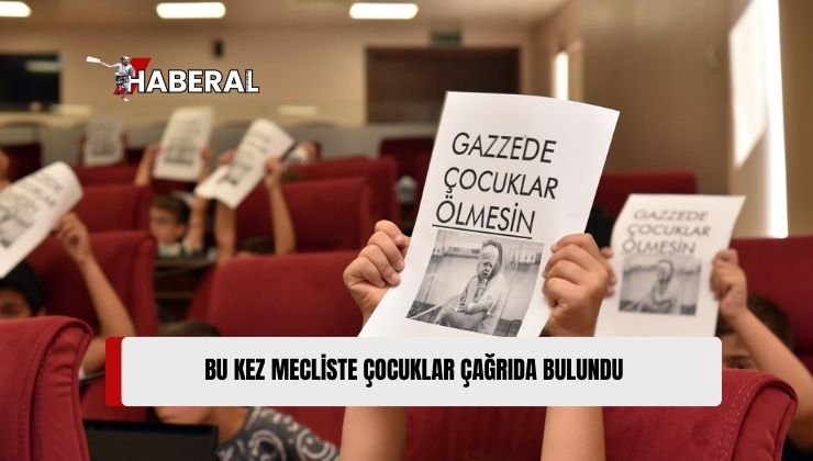 Çocuklar, Meclis Kürsüsünden “Gazze’deki Çocuklar Ölmesin” Çağrısı Yaptı