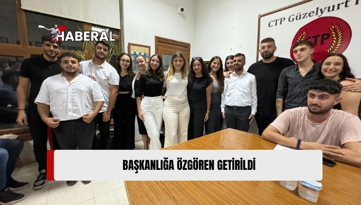 CTP Gençlik Örgütü Güzelyurt İlçesi Başkanlığa Mustafa Özgören Getirildi