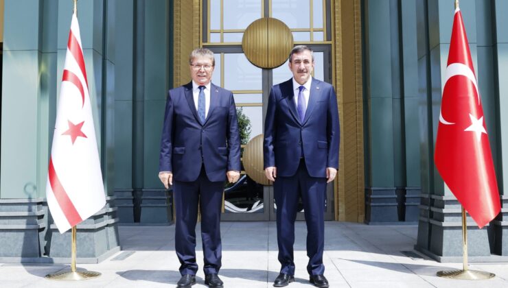 Başbakanı Üstel, Ankara’da TC Cumhurbaşkanı Yardımcısı Yılmaz ile görüştü….Üstel, “İktisadi ve Mali İşbirliği Anlaşması”nın en büyük anlaşma olduğunu belirtti
