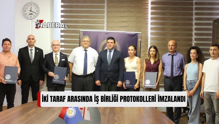 Kıbrıs Vakıflar İdaresi (EVKAF) ile Doğu Akdeniz Üniversitesi (DAÜ) Arasında İki İş Birliği Protokolü İmzalandı