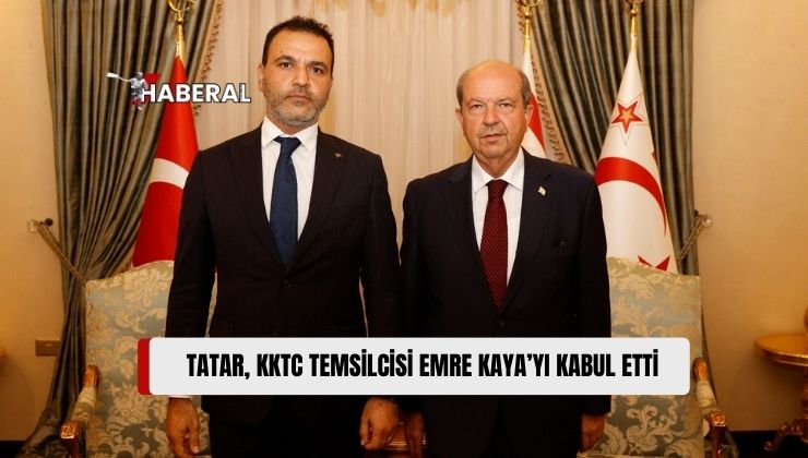 Cumhurbaşkanı Tatar AK Parti’nin Yeni KKTC Temsilcisi Emre Kaya’yı Kabul Etti