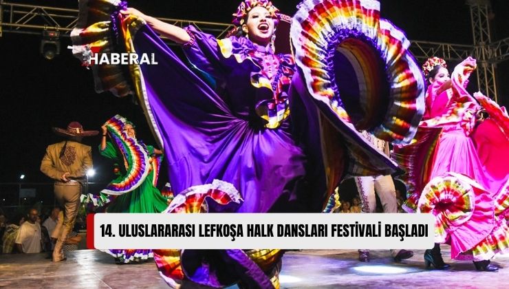 14. Uluslararası Lefkoşa Halk Dansları Festivali Dün Akşam Yapılan Kortej Yürüyüşüyle Başladı