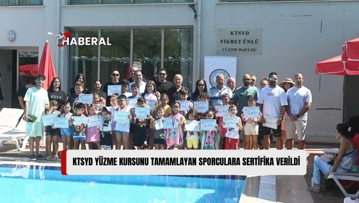 KTSYD’nin Yüzme Kursunu Tamamlayan Sporcular Madalya ve Sertifikalarını Aldı