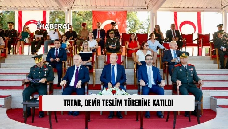 Cumhurbaşkanı Ersin Tatar, 4. Piyade Alay Komutanlığı’ndaki Görev Devir Teslim Törenine Katıldı