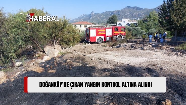 Yangın, Orman Dairesi ve Girne Belediyesi’nin Müdahalesiyle Kontrol Altına Alındı