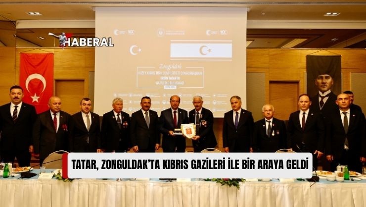 Cumhurbaşkanı Tatar, Zonguldak’ta Kıbrıs Gazileri ile Bir Araya Geldi