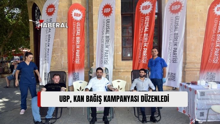 UBP Lefkoşa İlçesi Gençlik Kolları “Kan Verelim, Hayat Verelim” Sloganıyla Kan Bağış Kampanyası Düzenledi