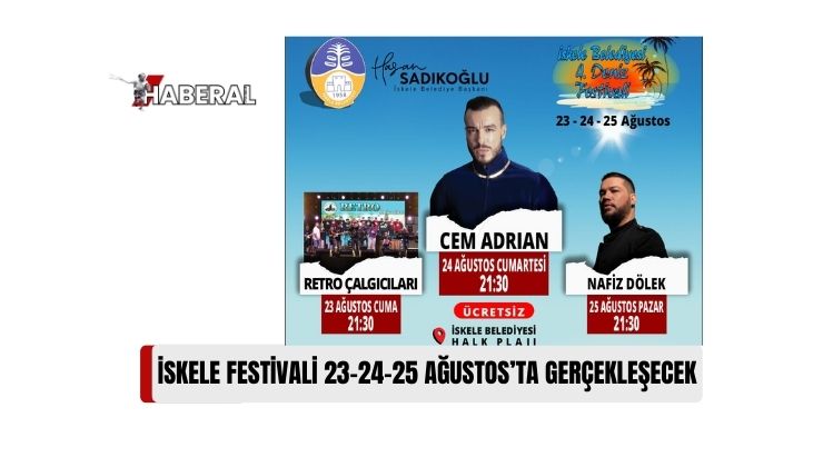 İskele Belediyesi 4. Deniz Festivali, 23 Ağustos Cuma Günü Başlıyor