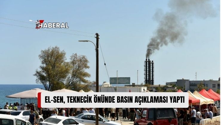 Kıbrıs Türk Elektrik Kurumu Çalışanları Sendikası (EL-SEN), Basın Açıklaması Yaptı