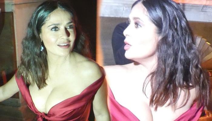 Salma Hayek bikinisiyle sere serpe uzandı! Sosyal medya yıkıldı