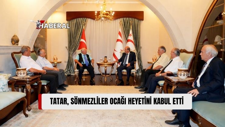 Cumhurbaşkanı Ersin Tatar, Sönmezliler Ocağı Heyetini Kabul Etti