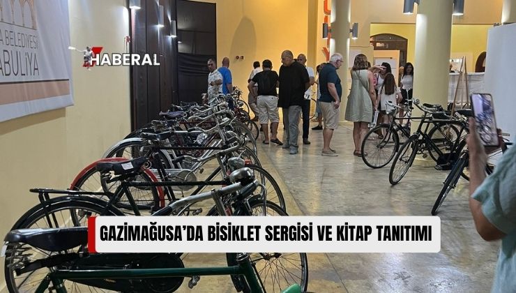 Arifoğlu’nun Bisiklet Sergisi Gazimağusa’da Açıldı, Kitap Tanıtımı Yapıldı