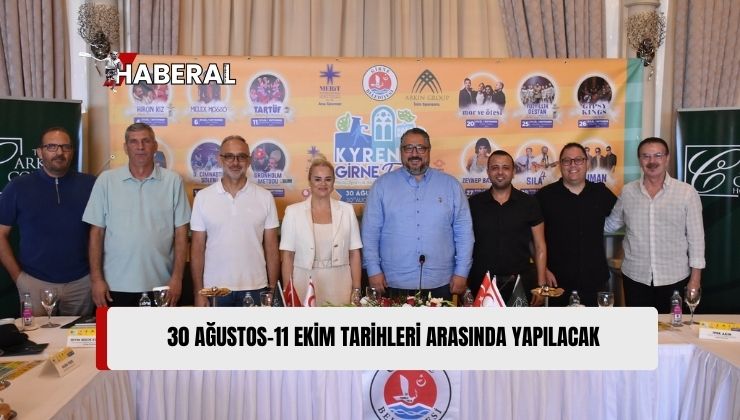 “Girne Arkın Group Fest24” 30 Ağustos’ta Başlıyor