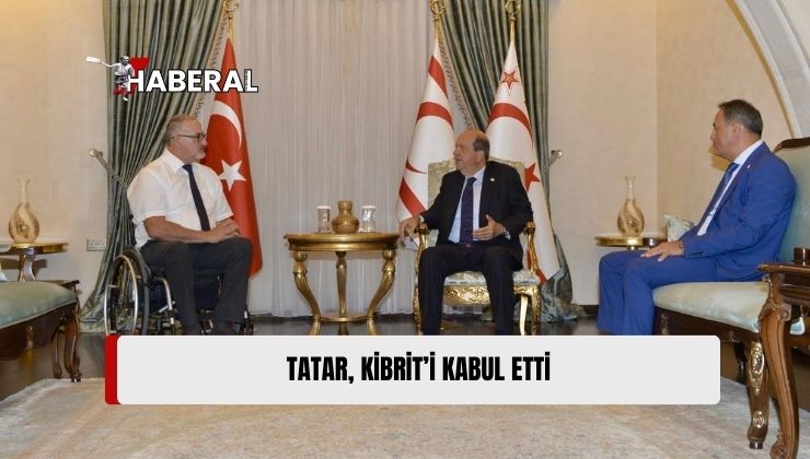 Cumhurbaşkanı Tatar, Kıbrıs Türk Ortopedik Özürlüler Derneği Başkanı Kibrit’i Kabul Etti