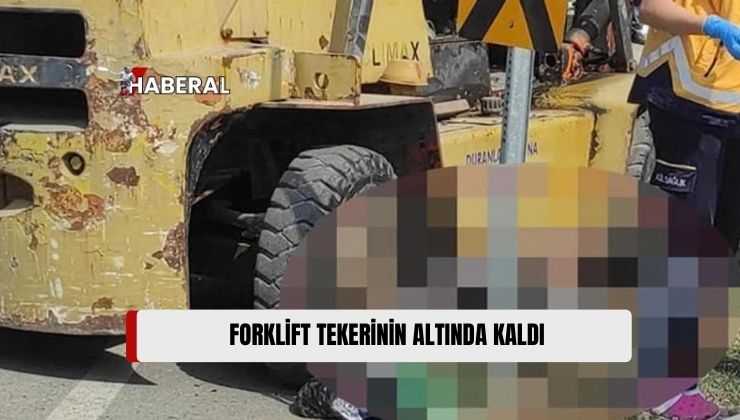 Forklift Tekerinin Altında Kaldı, Gazimağusa Devlet Hastanesi’ne Kaldırıldı